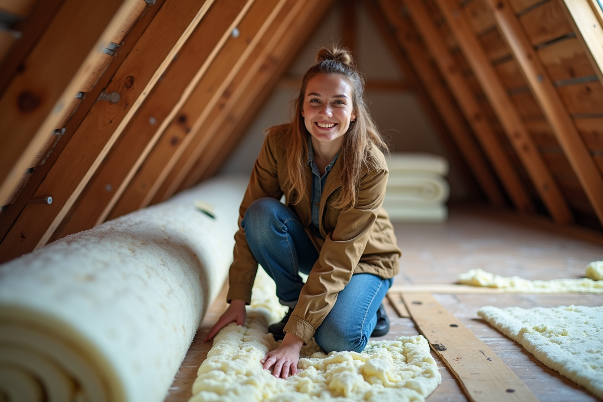 Jeune femme en jean posant de l