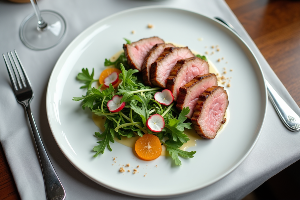 magret salade