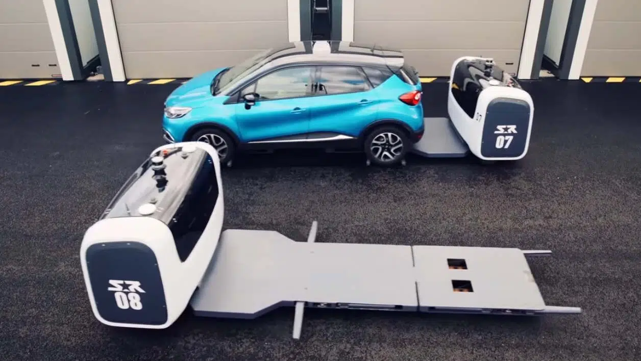 Le parking robotisé de l’aéroport Saint-Exupéry : un vrai succès